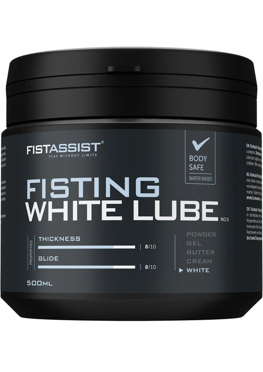 Bestel: Fisting White Lube 500 ml by Cobeco Fist Assist - bij Happytoys: de erotische sex webshop | liever Happy dan Easy ⭐⭐⭐⭐⭐ - Default Title - 92533 - NATUREL - 500