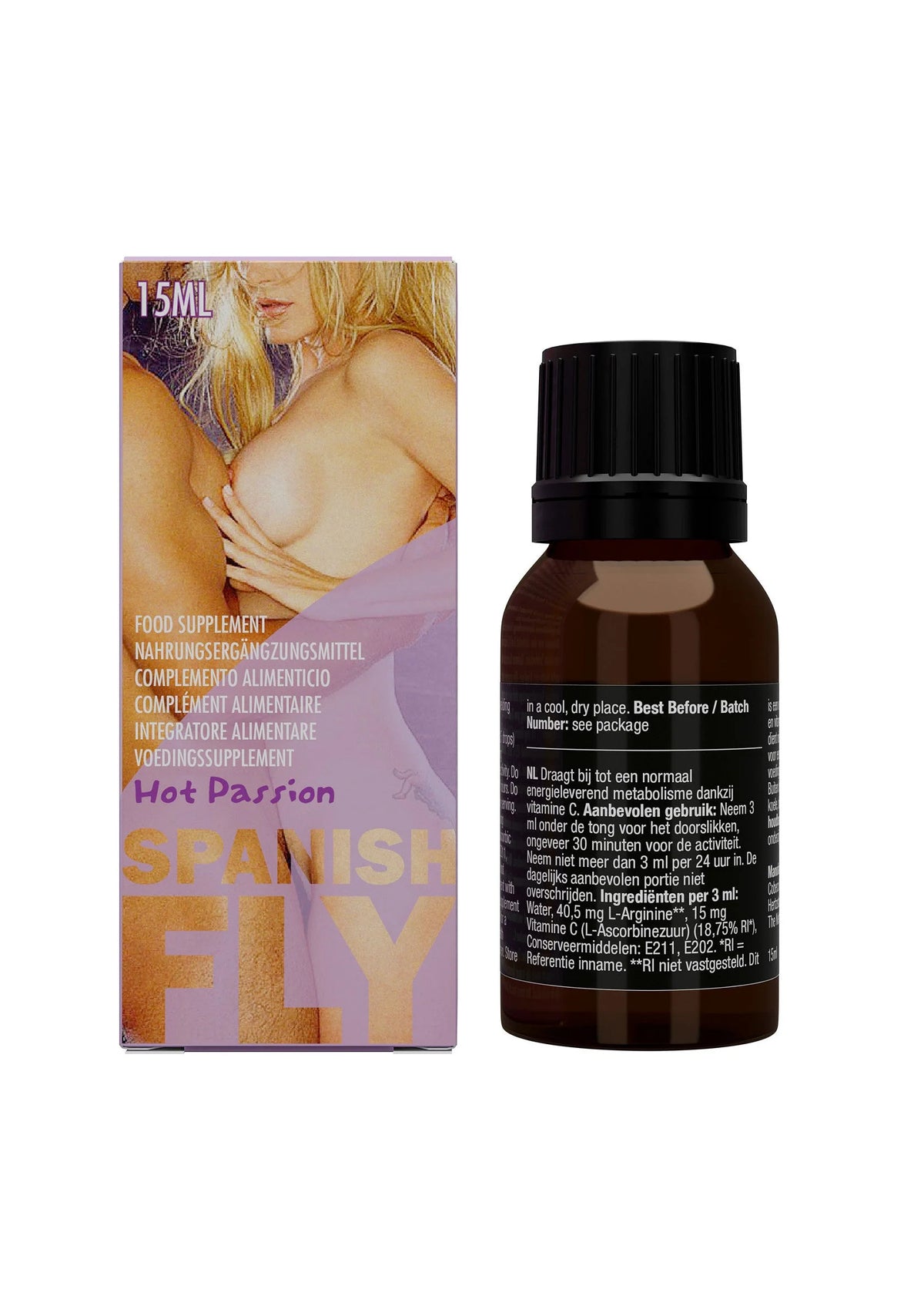 Bestel: Spanish Fly Hot Passion 15 ml by Cobeco - bij Happytoys: de erotische sex webshop | liever Happy dan Easy ⭐⭐⭐⭐⭐ - Default Title - 92549 - NATUREL - 15
