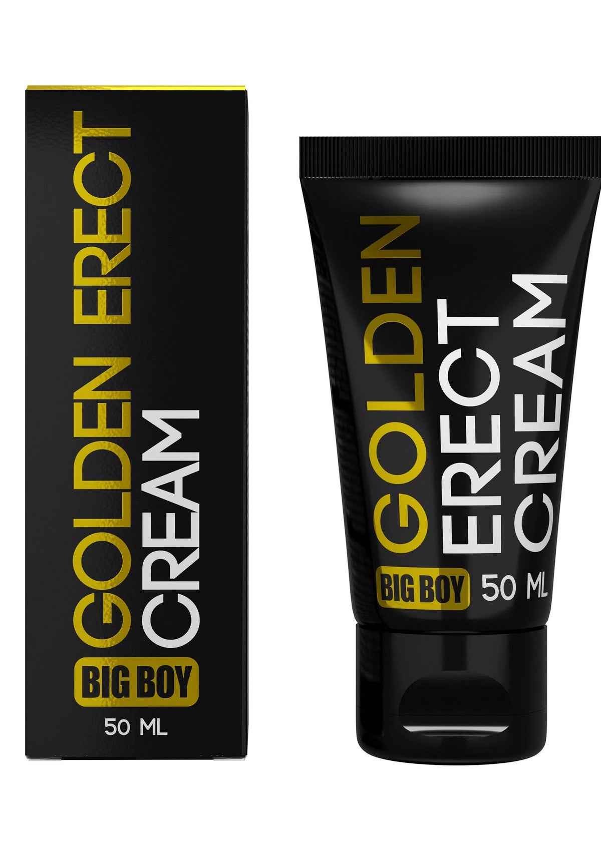 Bestel: Big Boy Golden Erect Cream 50 ml by Cobeco - bij Happytoys: de erotische sex webshop | liever Happy dan Easy ⭐⭐⭐⭐⭐ - Default Title - 92553 - NATUREL - 50