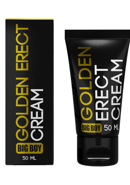 Bestel: Big Boy Golden Erect Cream 50 ml by Cobeco - bij Happytoys: de erotische sex webshop | liever Happy dan Easy ⭐⭐⭐⭐⭐ - Default Title - 92553 - NATUREL - 50