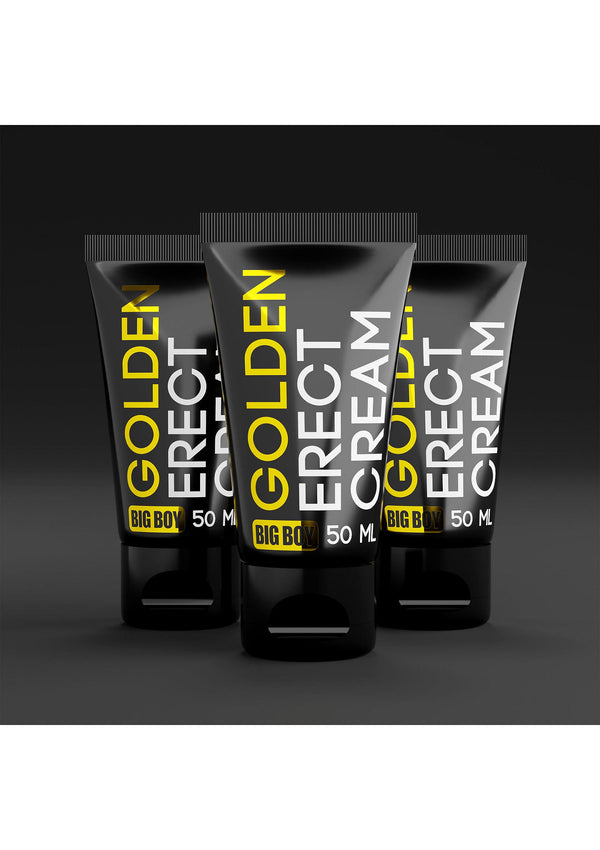Bestel: Big Boy Golden Erect Cream 50 ml by Cobeco - bij Happytoys: de erotische sex webshop | liever Happy dan Easy ⭐⭐⭐⭐⭐