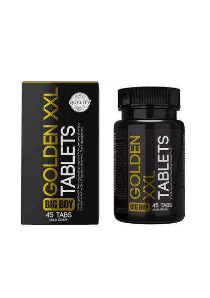 Bestel: Big Boy Golden XXL Tablets 45 pcs by Cobeco Big Boy - bij Happytoys: de erotische sex webshop | liever Happy dan Easy ⭐⭐⭐⭐⭐ - Default Title - 92554 - NATUREL