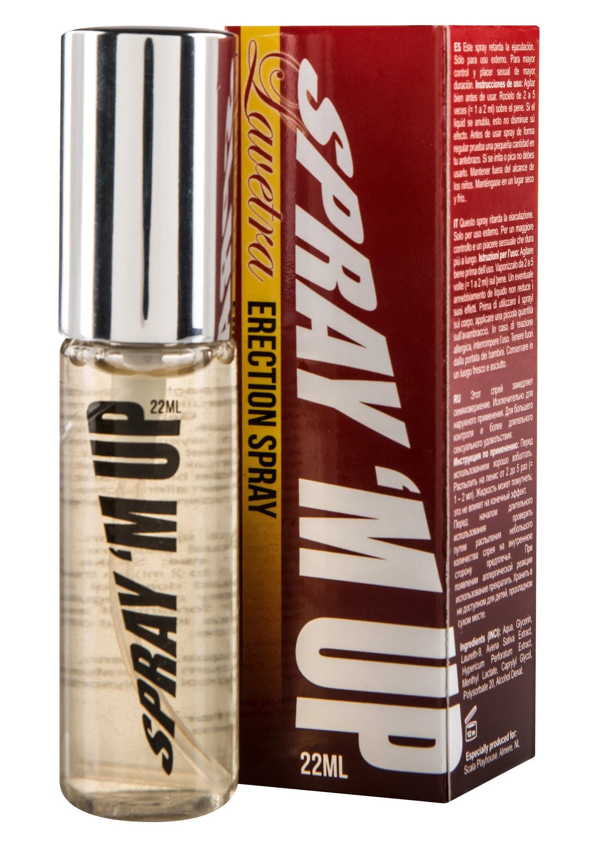 Bestel: Spray 'M Up Lavetra 22 ml by Cobeco - bij Happytoys: de erotische sex webshop | liever Happy dan Easy ⭐⭐⭐⭐⭐ - Default Title - 92563 - NATUREL - 22