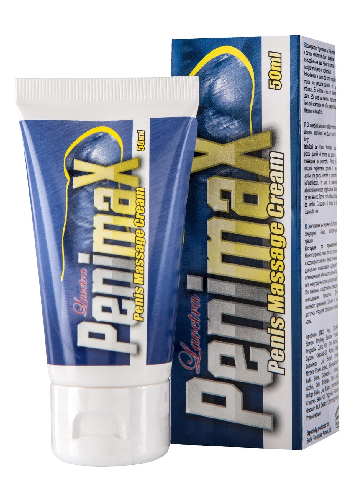 Bestel: Penimax Lavetra 50ml erectile cream by Cobeco - bij Happytoys: de erotische sex webshop | liever Happy dan Easy ⭐⭐⭐⭐⭐ - Default Title - 92566 - NATUREL - 50