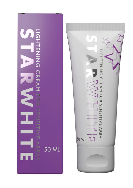 Bestel: Starwhite Lightening Cream 50 ml by Cobeco - bij Happytoys: de erotische sex webshop | liever Happy dan Easy ⭐⭐⭐⭐⭐ - Default Title - 92623 - NATUREL - 50