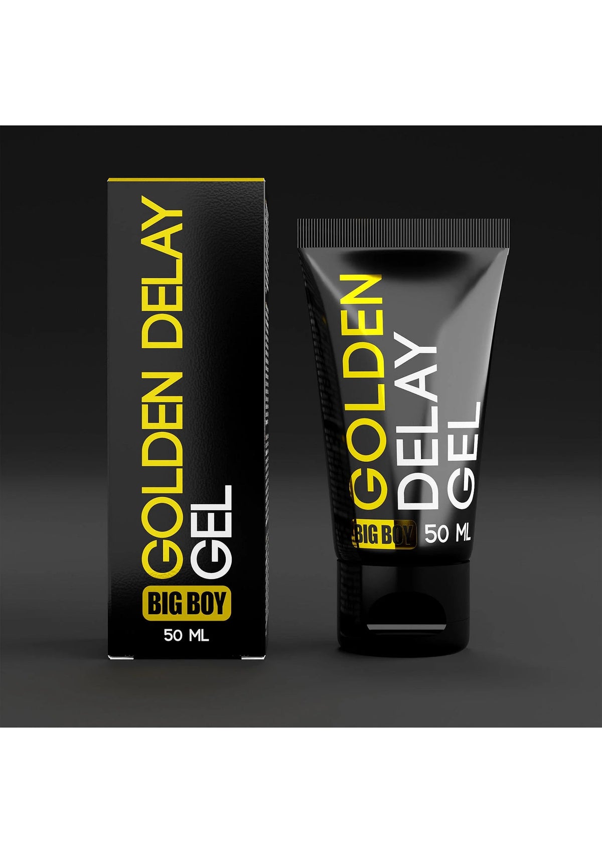 Bestel: Big Boy Golden Delay Gel 50 ml by Cobeco Big Boy - bij Happytoys: de erotische sex webshop | liever Happy dan Easy ⭐⭐⭐⭐⭐