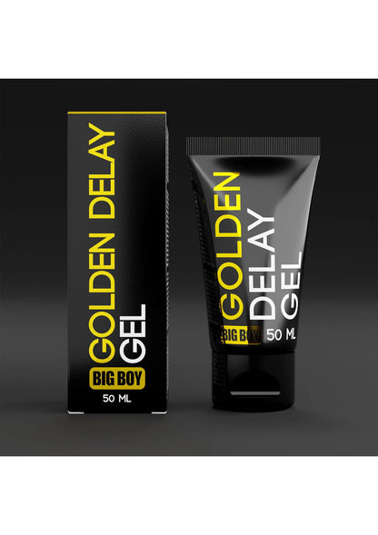 Bestel: Big Boy Golden Delay Gel 50 ml by Cobeco Big Boy - bij Happytoys: de erotische sex webshop | liever Happy dan Easy ⭐⭐⭐⭐⭐