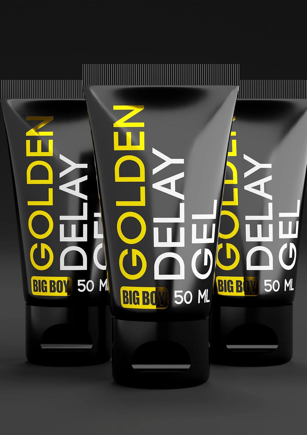 Bestel: Big Boy Golden Delay Gel 50 ml by Cobeco Big Boy - bij Happytoys: de erotische sex webshop | liever Happy dan Easy ⭐⭐⭐⭐⭐