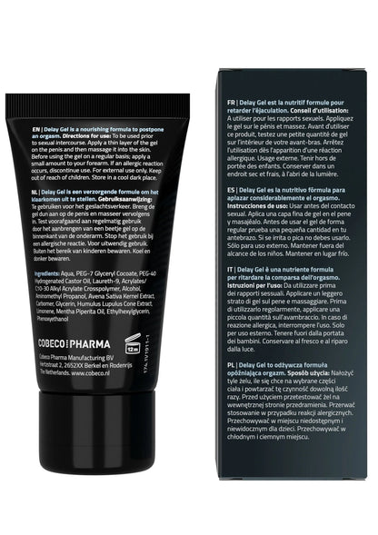 Bestel: CoolMann Delay Gel 40 ml by Cobeco Coolmann - bij Happytoys: de erotische sex webshop | liever Happy dan Easy ⭐⭐⭐⭐⭐