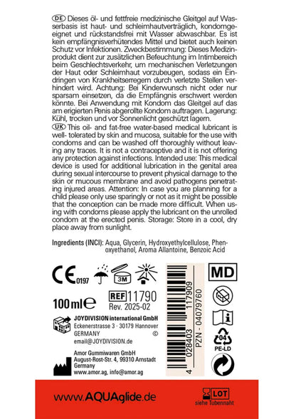 Bestel: Aquaglide 100 ml by Joy Devision - bij Happytoys: de erotische sex webshop | liever Happy dan Easy ⭐⭐⭐⭐⭐