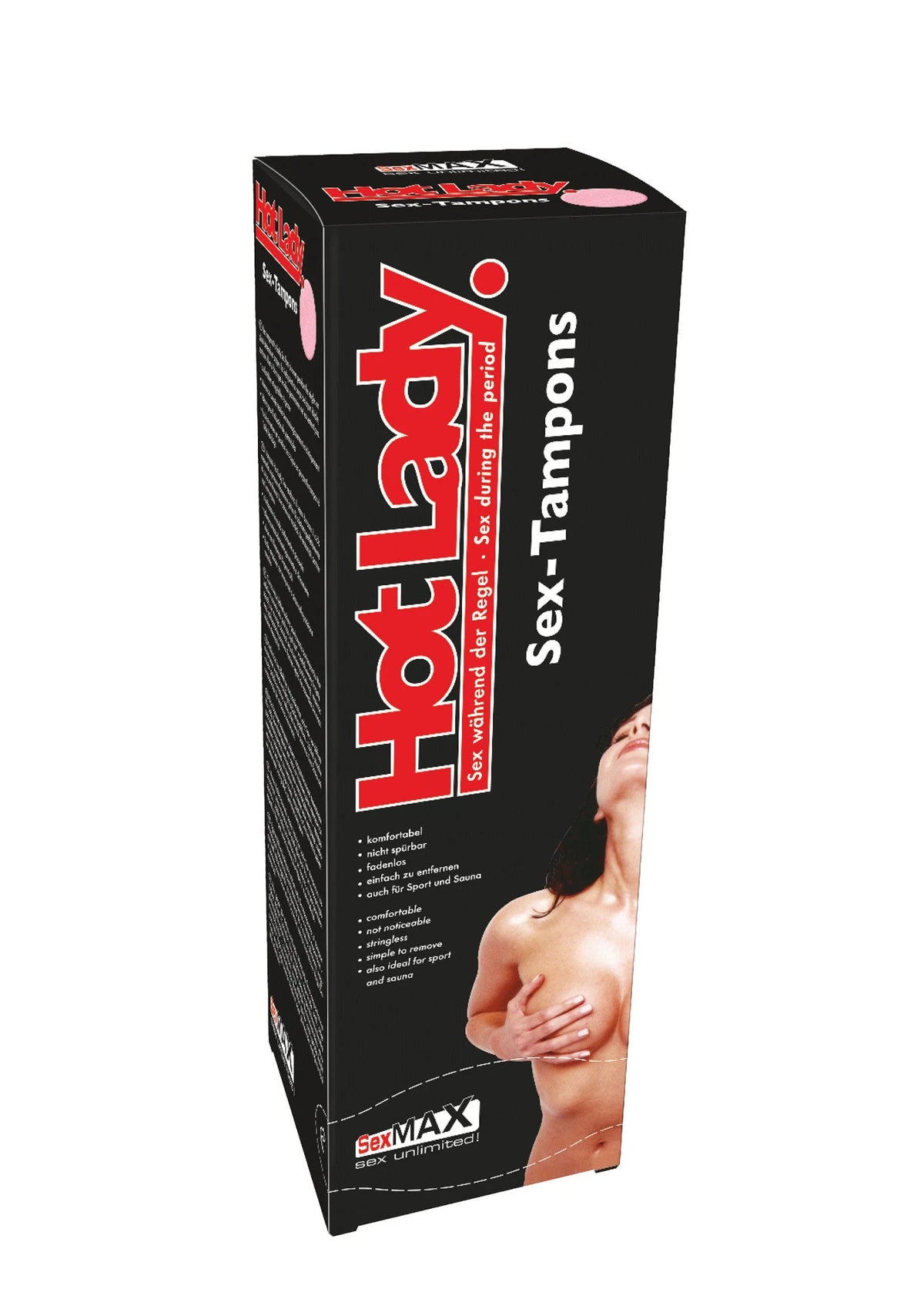 Bestel: Hot Lady Sex Tampons (Box of 8) - bij Happytoys: de erotische sex webshop | liever Happy dan Easy ⭐⭐⭐⭐⭐ - Default Title - 93536 - NATUREL