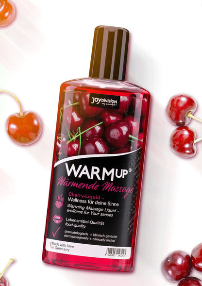 Bestel: Warmup Massage Oil 150 ml by Joy Division - bij Happytoys: de erotische sex webshop | liever Happy dan Easy ⭐⭐⭐⭐⭐