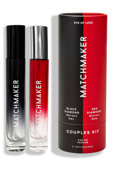 Bestel: Pheromone Parfum Couples Kit by Eye of Love Matchmaker - bij Happytoys: de erotische sex webshop | liever Happy dan Easy ⭐⭐⭐⭐⭐ - Default Title - 93906 - ASSORTED - 10