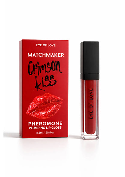 Bestel: Crimson Kiss Pheromone Lip Gloss 8ml by Eye of Love Matchmaker - bij Happytoys: de erotische sex webshop | liever Happy dan Easy ⭐⭐⭐⭐⭐
