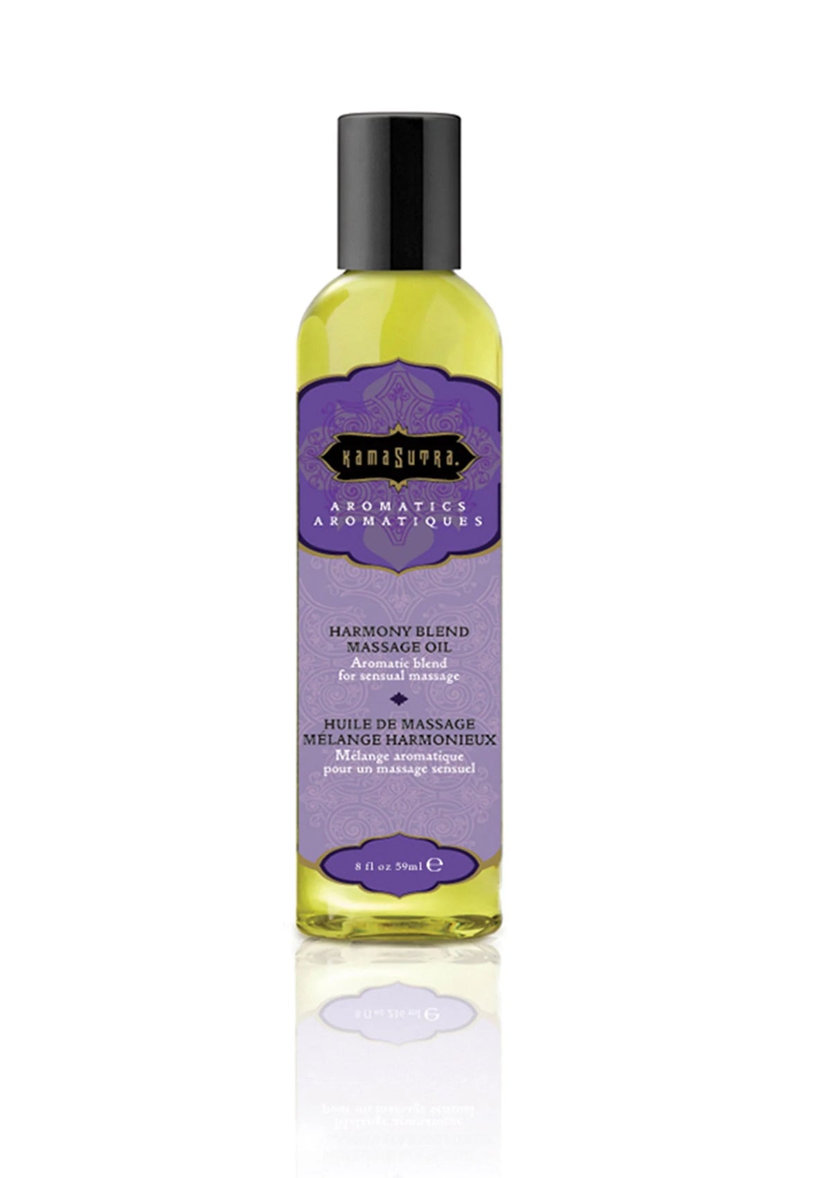 Bestel: Aromatic Massage Oil 59 ml - Harmony Blend - 59 ml by Kamastrutra - bij Happytoys: de erotische sex webshop | liever Happy dan Easy ⭐⭐⭐⭐⭐ - Default Title - 94021 - HARMONY - 59