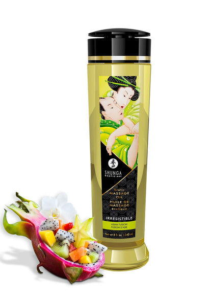 Bestel: Erotic Massage Oil by Shunga - bij Happytoys: de erotische sex webshop | liever Happy dan Easy ⭐⭐⭐⭐⭐ - Asian - 94501 - ASIAN - 240