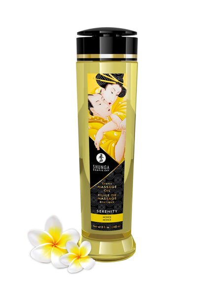 Bestel: Erotic Massage Oil by Shunga - bij Happytoys: de erotische sex webshop | liever Happy dan Easy ⭐⭐⭐⭐⭐ - Serenity - 94501 - SERENITY - 240