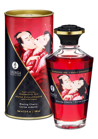 Bestel: Warming Oil - Sparkling Strawberry Wine - 100 ml by Shunga - bij Happytoys: de erotische sex webshop | liever Happy dan Easy ⭐⭐⭐⭐⭐