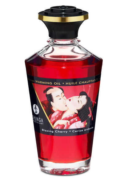 Bestel: Warming Oil - Sparkling Strawberry Wine - 100 ml by Shunga - bij Happytoys: de erotische sex webshop | liever Happy dan Easy ⭐⭐⭐⭐⭐