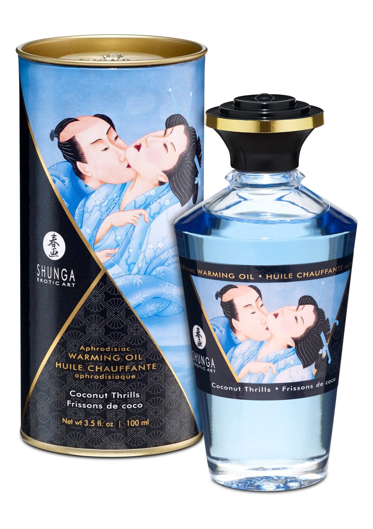 Bestel: Warming Oil - Sparkling Strawberry Wine - 100 ml by Shunga - bij Happytoys: de erotische sex webshop | liever Happy dan Easy ⭐⭐⭐⭐⭐