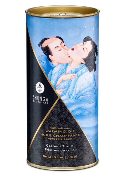 Bestel: Warming Oil - Midnight Sorbet - 100 ml by Shunga - bij Happytoys: de erotische sex webshop | liever Happy dan Easy ⭐⭐⭐⭐⭐