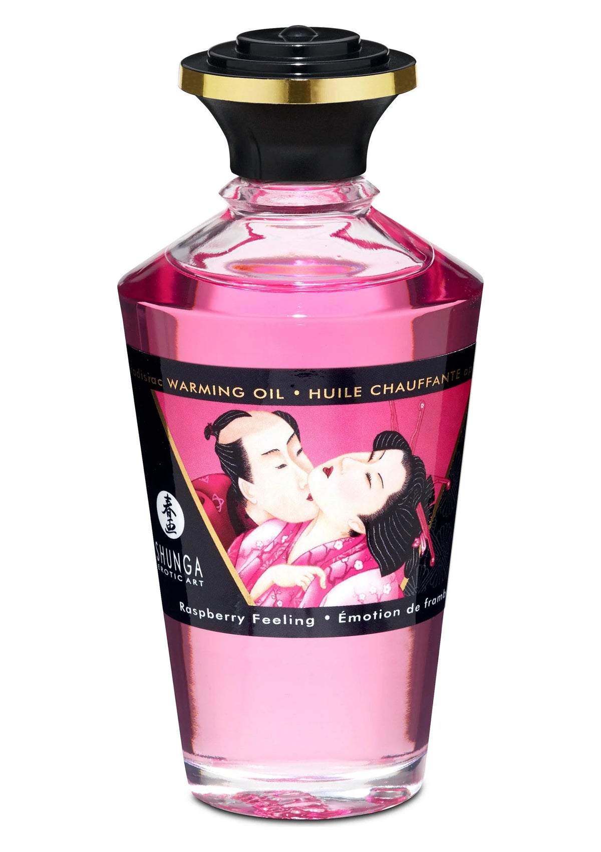 Bestel: Aphrodisiac Warming Oil - Raspberry 100 ml by Shunga - bij Happytoys: de erotische sex webshop | liever Happy dan Easy ⭐⭐⭐⭐⭐