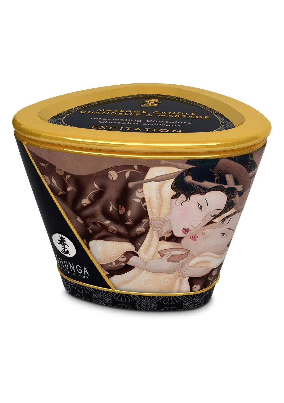 Bestel: Massage candle 170 ml by Shunga - bij Happytoys: de erotische sex webshop | liever Happy dan Easy ⭐⭐⭐⭐⭐