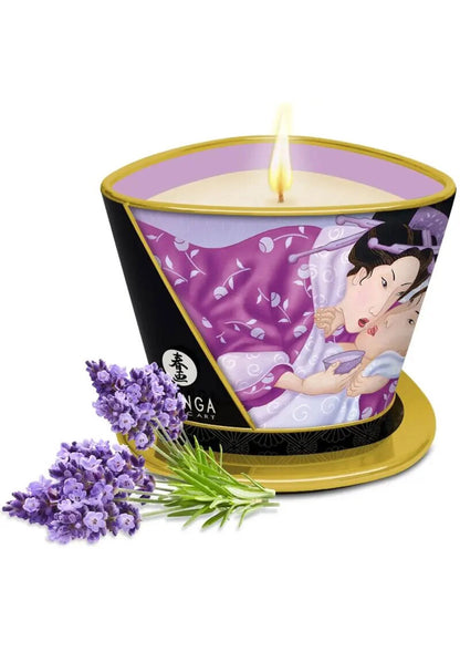 Bestel: Massage candle 170 ml by Shunga - bij Happytoys: de erotische sex webshop | liever Happy dan Easy ⭐⭐⭐⭐⭐