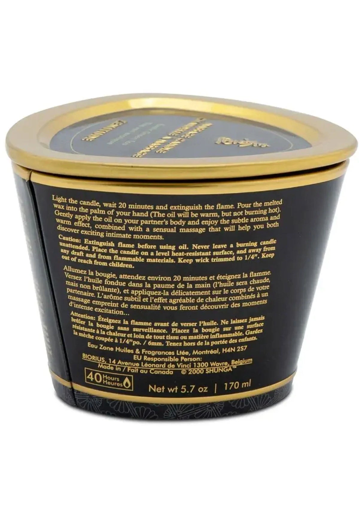 Bestel: Massage candle 170 ml by Shunga - bij Happytoys: de erotische sex webshop | liever Happy dan Easy ⭐⭐⭐⭐⭐