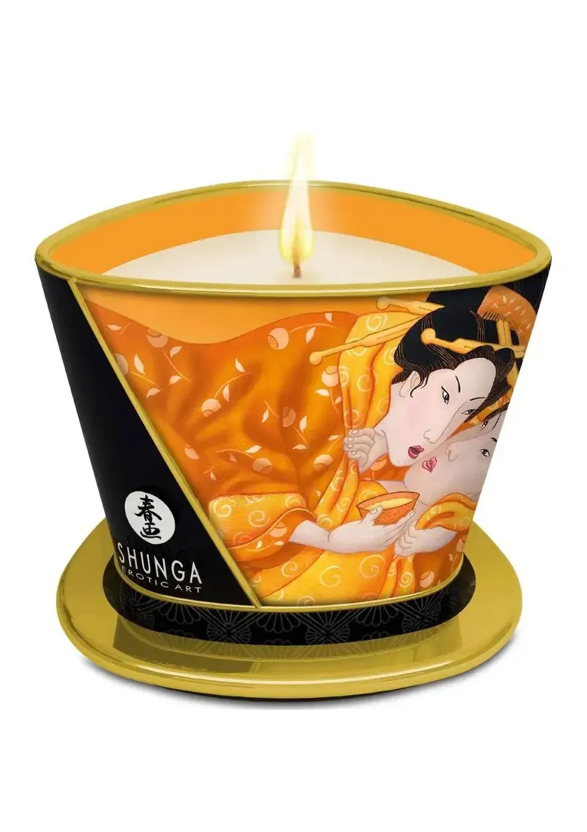 Bestel: Massage candle 170 ml by Shunga - bij Happytoys: de erotische sex webshop | liever Happy dan Easy ⭐⭐⭐⭐⭐ - Mango - 94513 - MANGO - 170