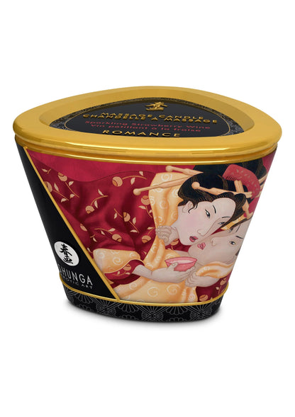 Bestel: Massage candle 170 ml by Shunga - bij Happytoys: de erotische sex webshop | liever Happy dan Easy ⭐⭐⭐⭐⭐