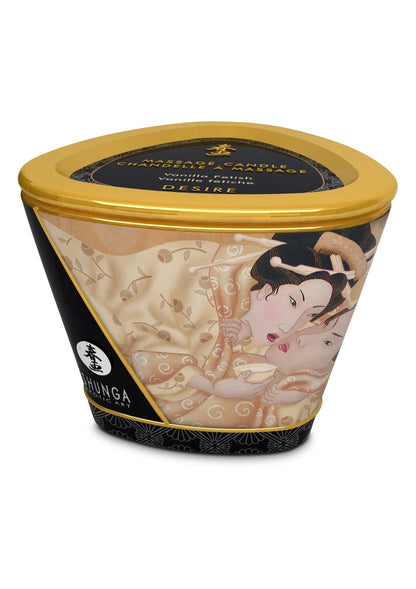 Bestel: Massage candle 170 ml by Shunga - bij Happytoys: de erotische sex webshop | liever Happy dan Easy ⭐⭐⭐⭐⭐