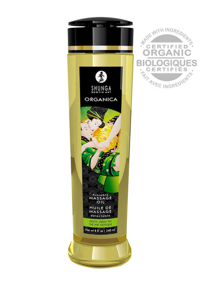 Bestel: Organica Kissable Oil by Shunga - bij Happytoys: de erotische sex webshop | liever Happy dan Easy ⭐⭐⭐⭐⭐
