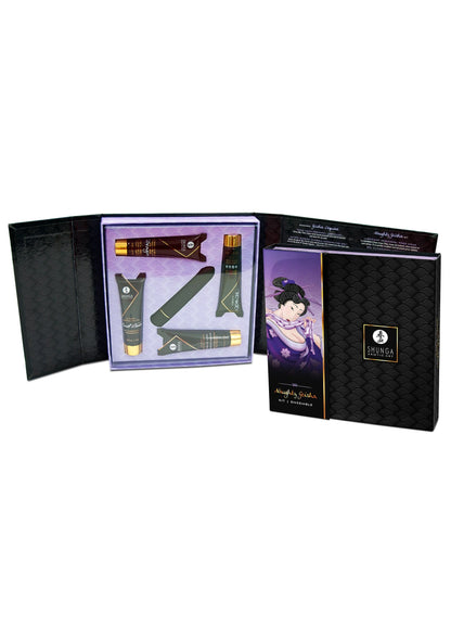 Bestel: Naughty Geisha Kit With toy by Shunga - bij Happytoys: de erotische sex webshop | liever Happy dan Easy ⭐⭐⭐⭐⭐