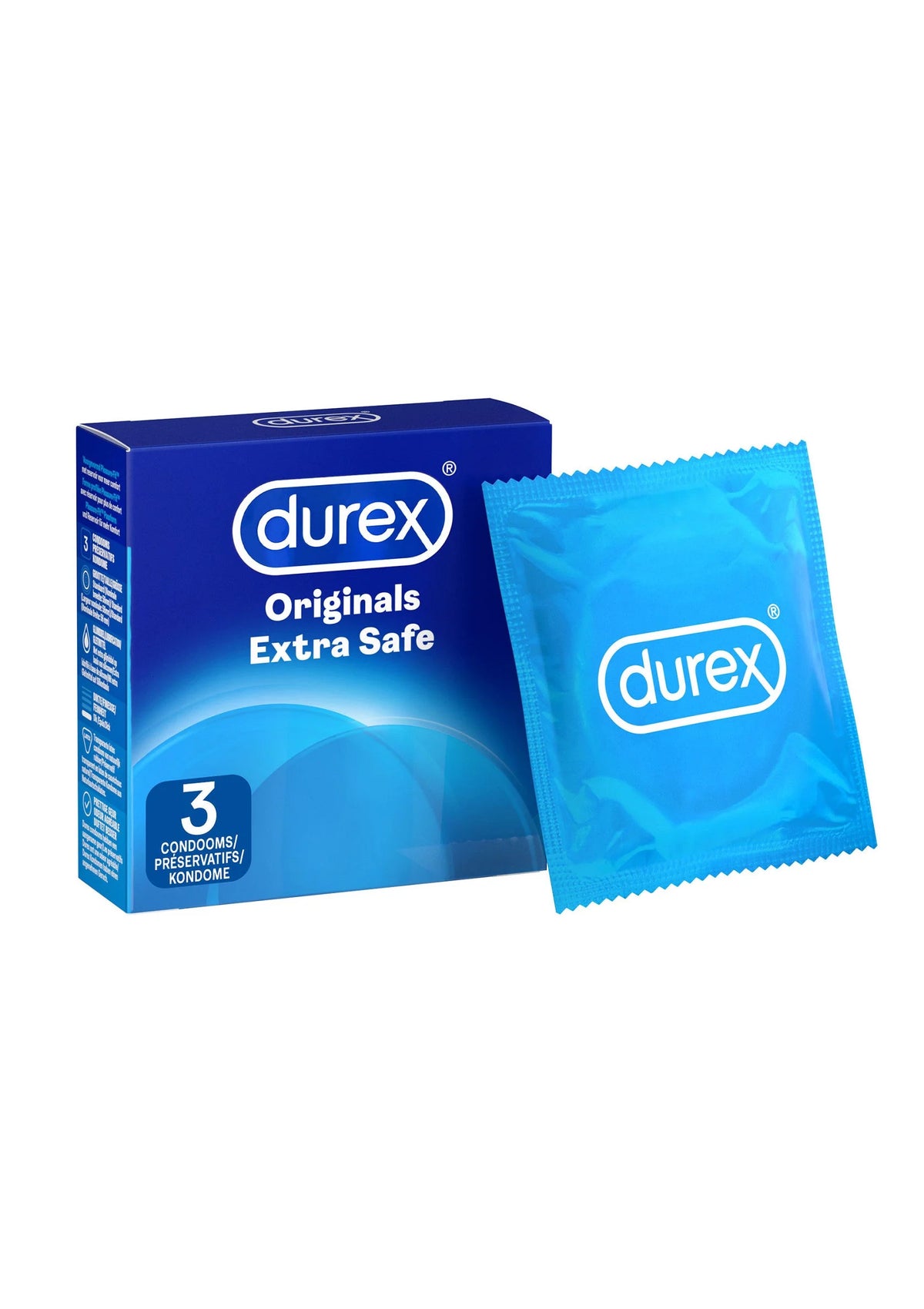 Bestel: Condoms NL / FR Extra Safe 6x3 pieces by Durex - bij Happytoys: de erotische sex webshop | liever Happy dan Easy ⭐⭐⭐⭐⭐ - Default Title - 95501 - NATUREL