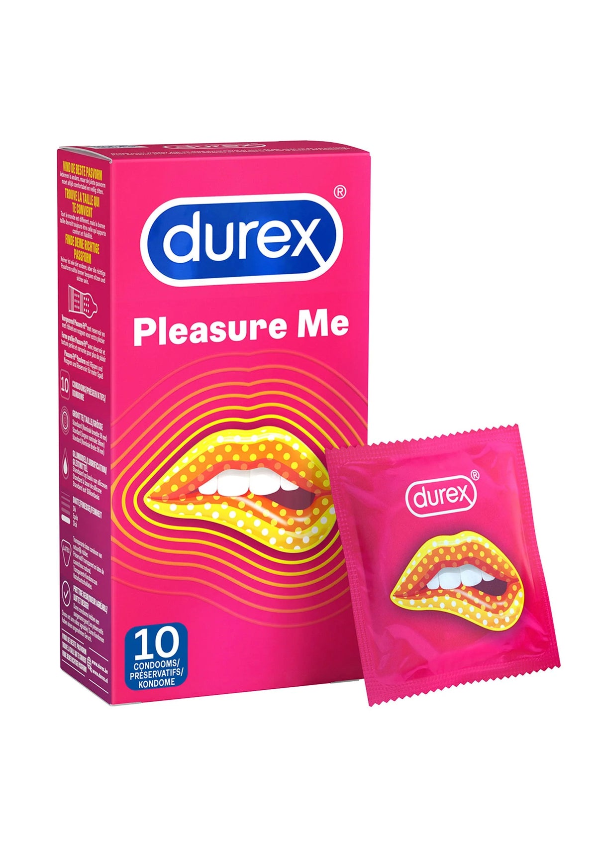 Bestel: Pleasure Me Condoms 6 x 10 by Durex - bij Happytoys: de erotische sex webshop | liever Happy dan Easy ⭐⭐⭐⭐⭐ - Default Title - 95544 - NATUREL