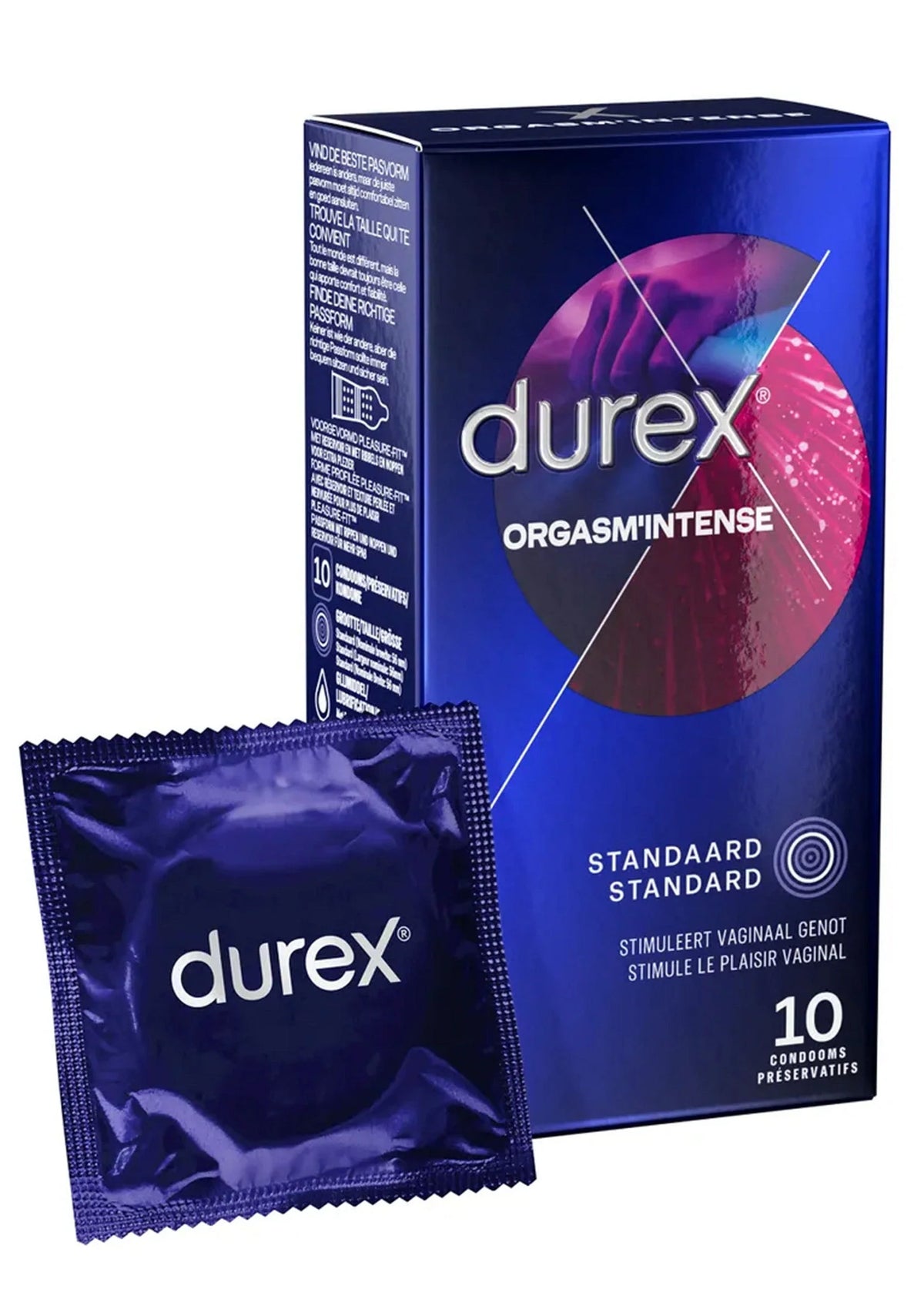 Bestel: Orgasm Intense 6 x 10 condoms by Durex - bij Happytoys: de erotische sex webshop | liever Happy dan Easy ⭐⭐⭐⭐⭐ - Default Title - 95552 - NATUREL