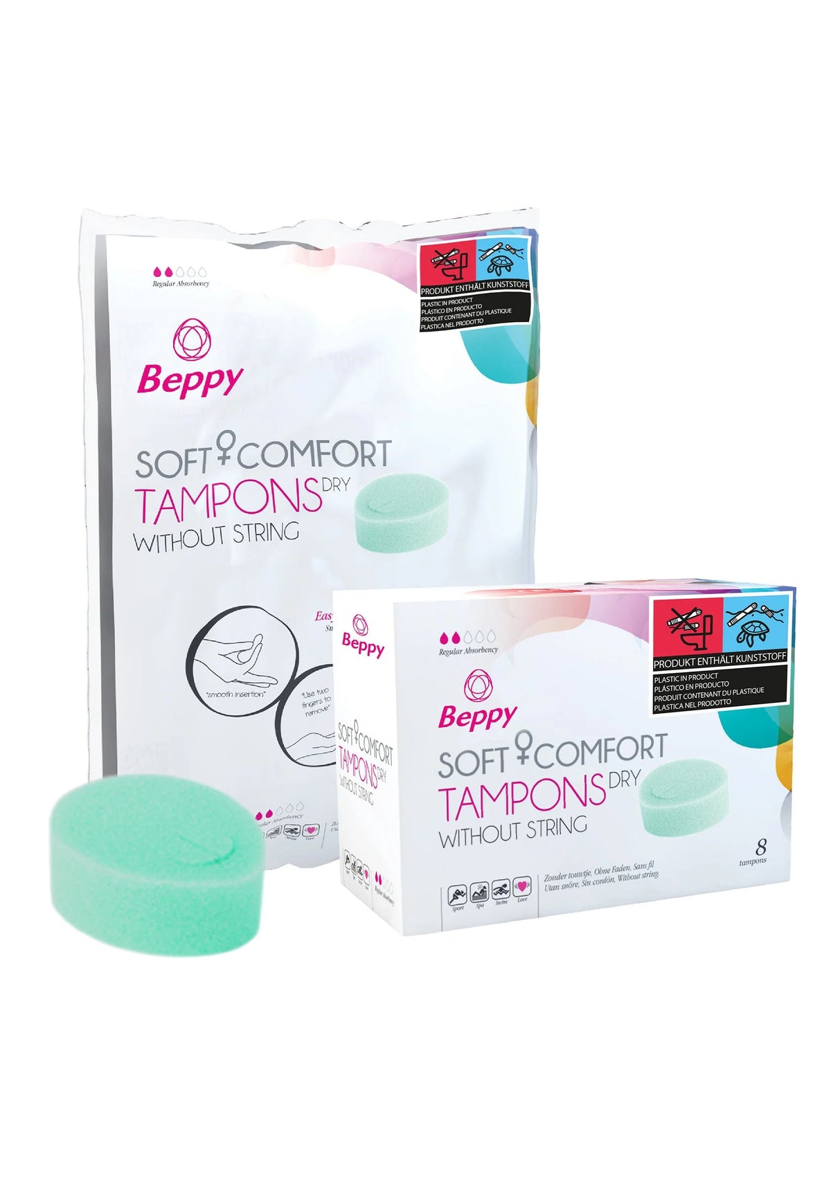 Bestel: Beppy Soft & Comfort Dry 8pcs - bij Happytoys: de erotische sex webshop | liever Happy dan Easy ⭐⭐⭐⭐⭐
