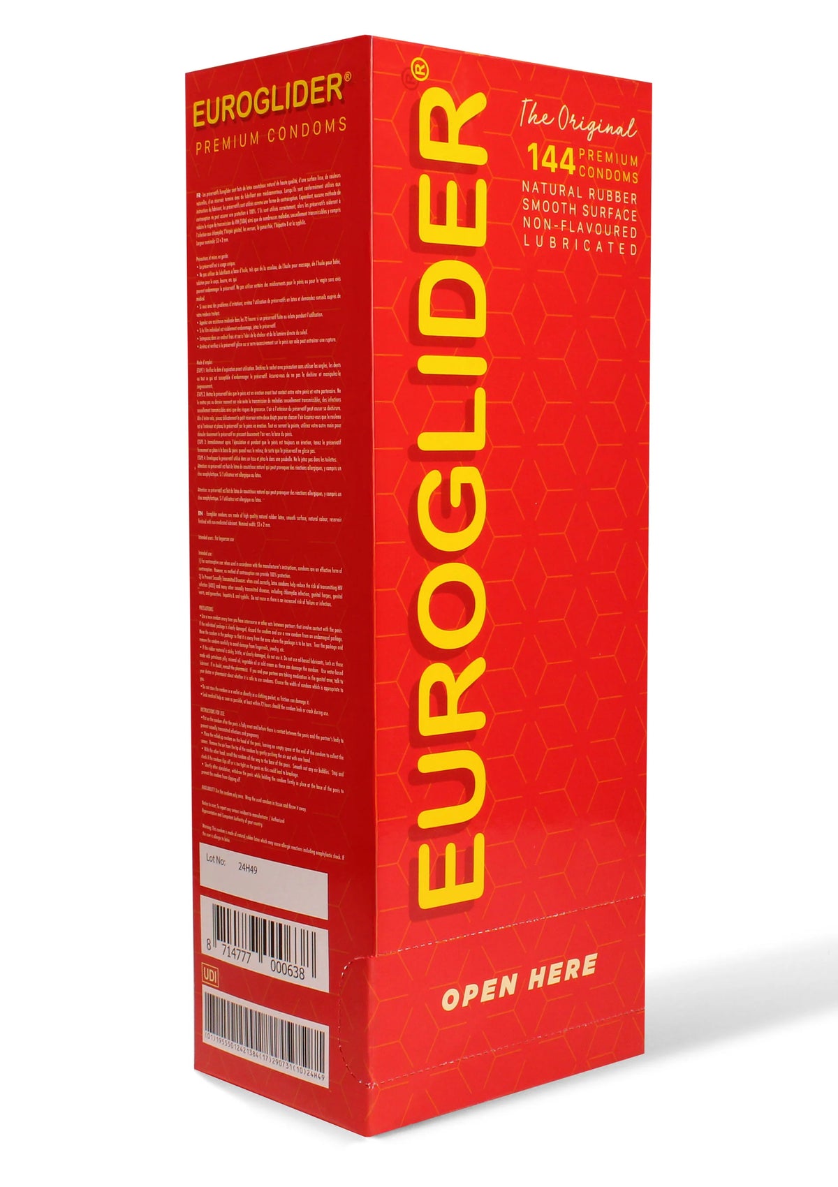 Bestel: Condoms 144pcs by Euroglider - bij Happytoys: de erotische sex webshop | liever Happy dan Easy ⭐⭐⭐⭐⭐ - Default Title - 96251 - NATUREL