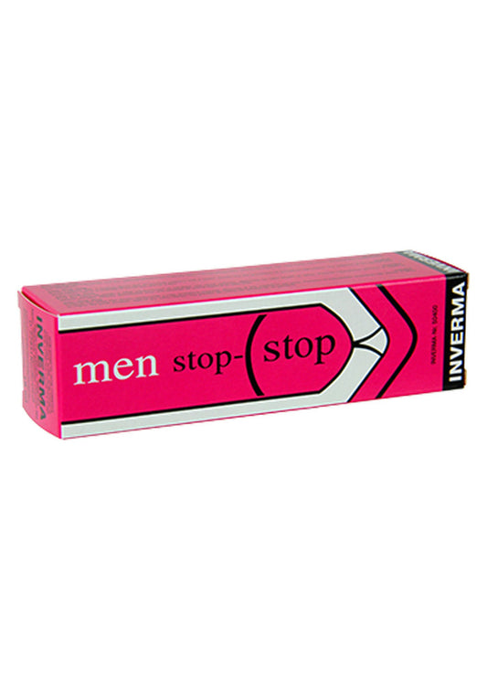 Bestel: Men Stop Stop Cream 18 ml by Inmerva - bij Happytoys: de erotische sex webshop | liever Happy dan Easy ⭐⭐⭐⭐⭐ - Default Title - 96703 - NATUREL - 18