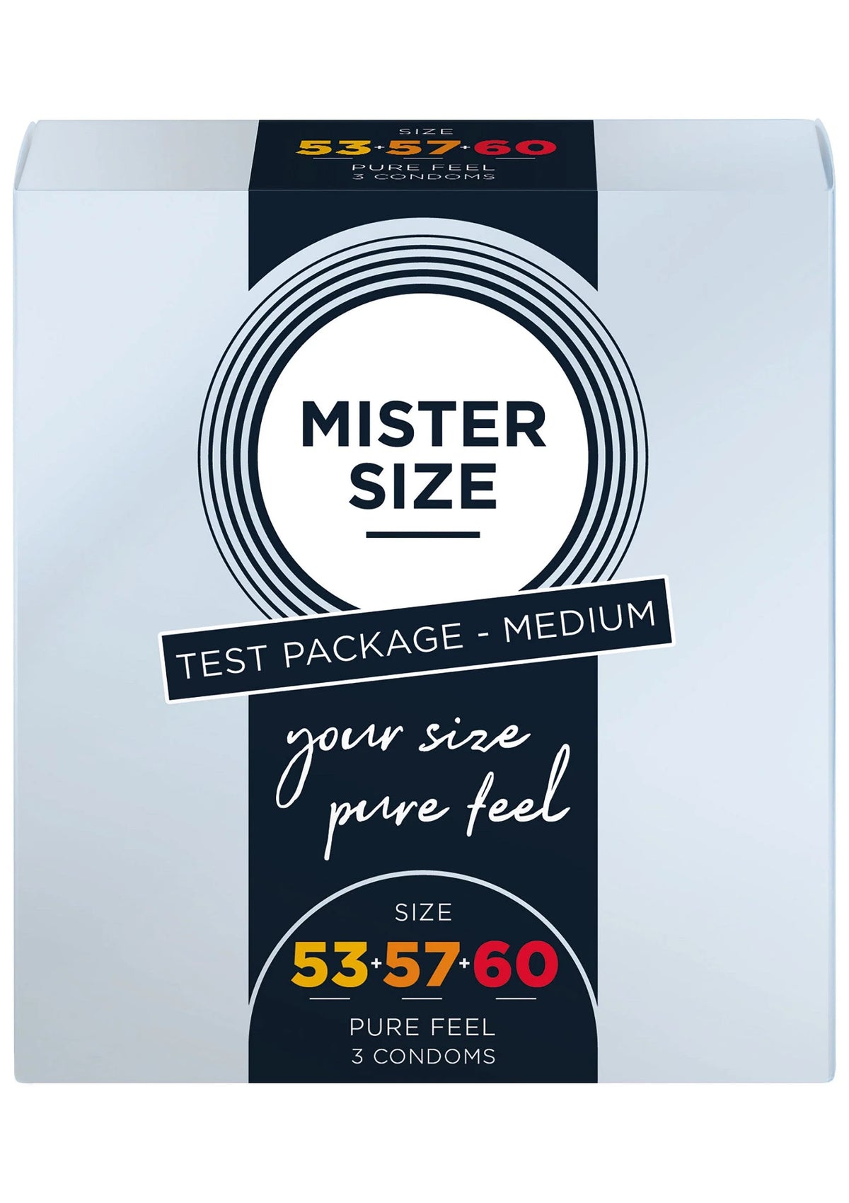 Bestel: Condooms 53 - 57 - 60mm 3 - pack by Mister Size - bij Happytoys: de erotische sex webshop | liever Happy dan Easy ⭐⭐⭐⭐⭐