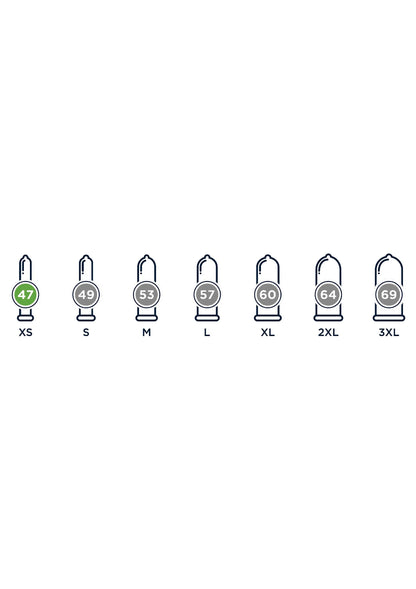 Bestel: MISTER SIZE 47mm Condoms 100pcs - bij Happytoys: de erotische sex webshop | liever Happy dan Easy ⭐⭐⭐⭐⭐