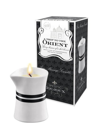 Bestel: Massage Candle Orient 120 gr by Petit JouJoux - bij Happytoys: de erotische sex webshop | liever Happy dan Easy ⭐⭐⭐⭐⭐ - Default Title - 97304 - ORIENT - 120
