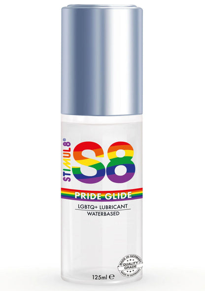 Bestel: Waterbased Pride Glide Lube 125ml by S8 - bij Happytoys: de erotische sex webshop | liever Happy dan Easy ⭐⭐⭐⭐⭐ - Default Title - 97395 - NATUREL - 125