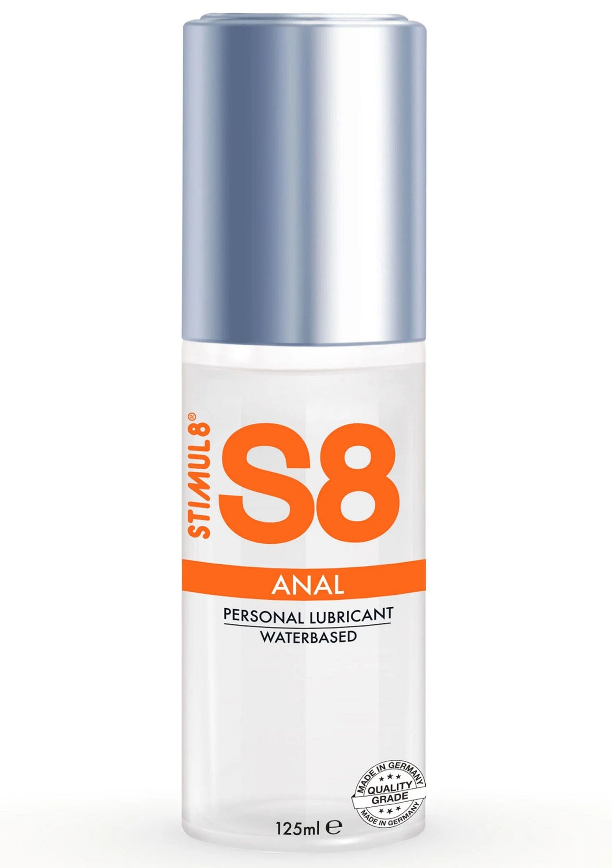 Bestel: Waterbased Anal Lube 125ml Anaal Glijmiddel by S8 - bij Happytoys: de erotische sex webshop | liever Happy dan Easy ⭐⭐⭐⭐⭐ - Default Title - 97401 - NATUREL - 125