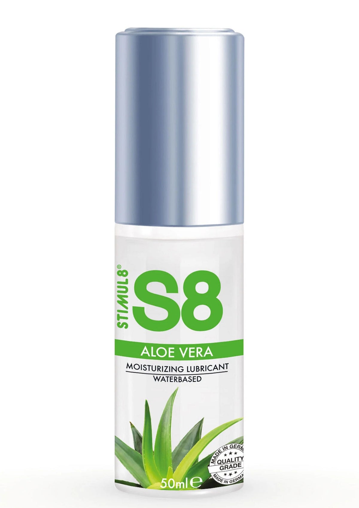 Bestel: S8 Waterbased Aloe Vera Lube 50ml by S8 - bij Happytoys: de erotische sex webshop | liever Happy dan Easy ⭐⭐⭐⭐⭐ - Default Title - 97408 - ALOE - 50