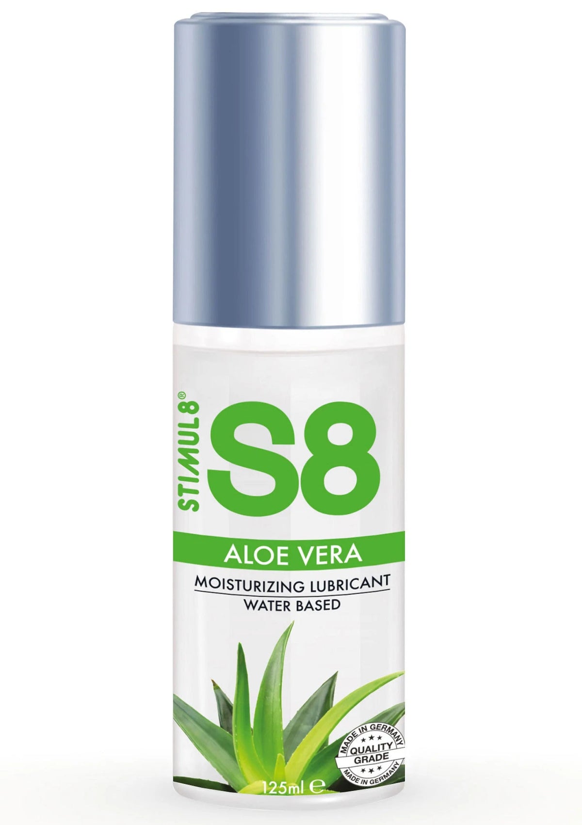 Bestel: S8 Aloe Vera Lubricant 125 ml by Stimul8 S8 - bij Happytoys: de erotische sex webshop | liever Happy dan Easy ⭐⭐⭐⭐⭐ - Aloe Vera - 97409 - ALOE - 125