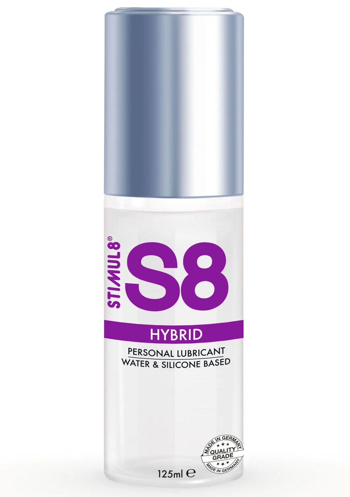 Bestel: S8 Hybrid Lube 125ml Glijmiddel - bij Happytoys: de erotische sex webshop | liever Happy dan Easy ⭐⭐⭐⭐⭐ - Default Title - 97411 - NATUREL - 125