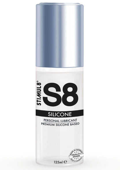 Bestel: S8 Premium Silicone Lube 125ml Glijmiddel - bij Happytoys: de erotische sex webshop | liever Happy dan Easy ⭐⭐⭐⭐⭐ - Default Title - 97413 - NATUREL - 125