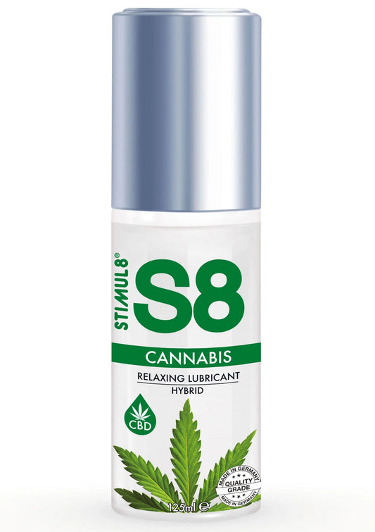 Bestel: S8 Hybrid Cannabis Lubricant 125 ml - bij Happytoys: de erotische sex webshop | liever Happy dan Easy ⭐⭐⭐⭐⭐ - Default Title - 97421 - CANNABIS - 125